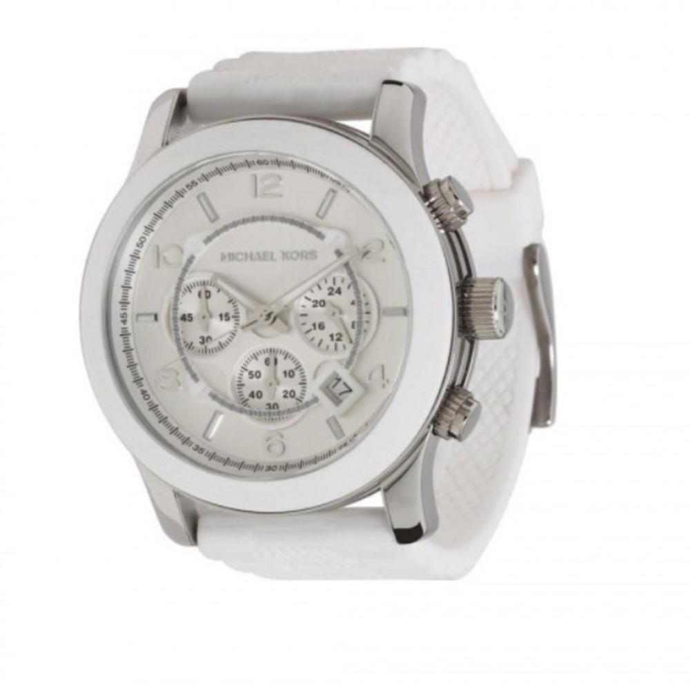 Michael Kors White Silicon Watch
